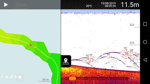 Deeper Smart Sonar - Image screenshot of android app