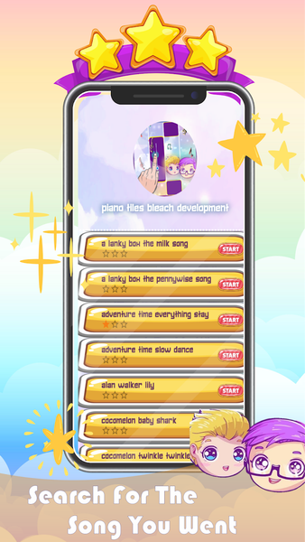 Piano -Lankybox game - Gameplay image of android game