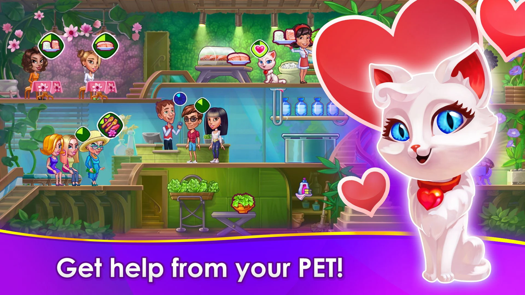 Cafe Dash: Cooking, Diner Game - عکس برنامه موبایلی اندروید