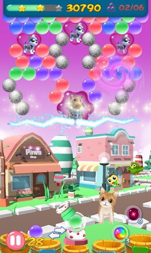 Cat Bubble - Gameplay image of android game