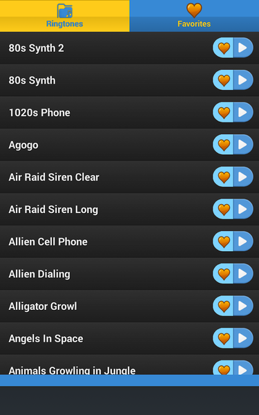 Ringtones for Cell Phones - Image screenshot of android app