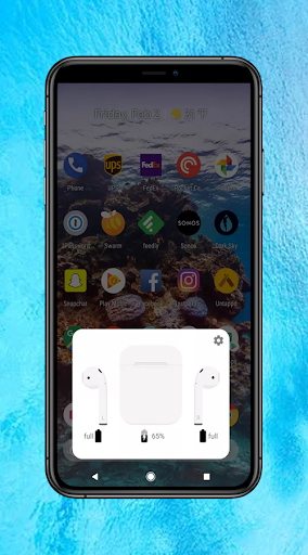 AirBuds Popup Free - airpod battery app - Image screenshot of android app