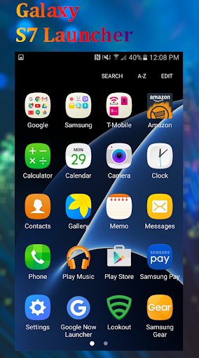 Launcher Galaxy S20 Style - Image screenshot of android app