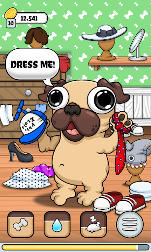 Pug - My Virtual Pet Dog - Gameplay image of android game