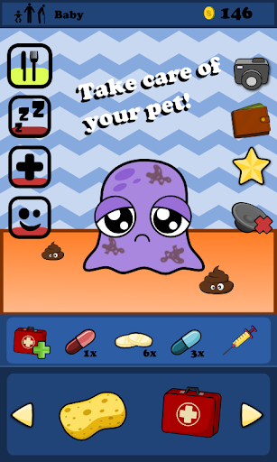 Moy - Virtual Pet Game - Gameplay image of android game