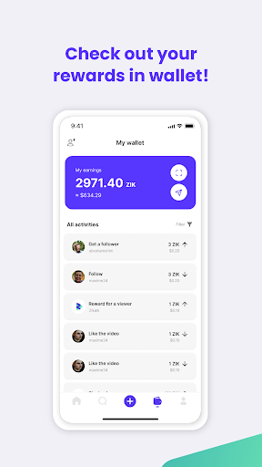 ZikTalk : Short videos - عکس برنامه موبایلی اندروید