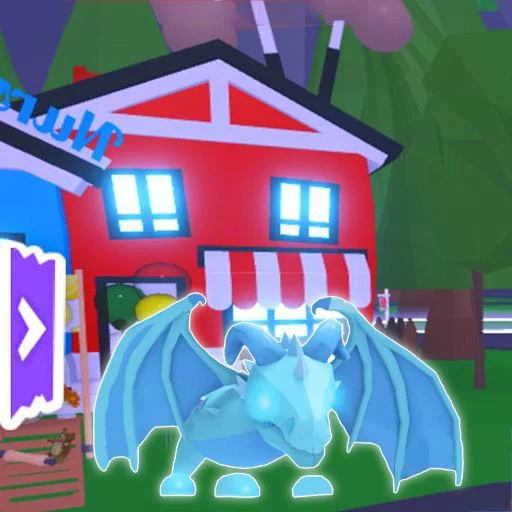 Frost Dragon In Adopt Me Jungle - عکس بازی موبایلی اندروید