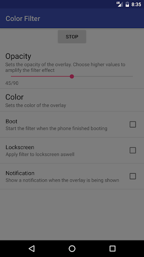 Color Filter - عکس برنامه موبایلی اندروید