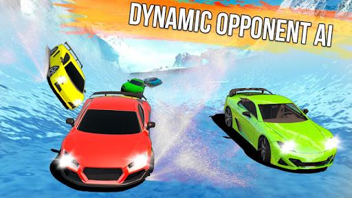WaterSlide Car Racing Games 3D - Gameplay image of android game