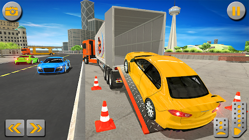 Car Transporter 3d:Truck Games - Gameplay image of android game