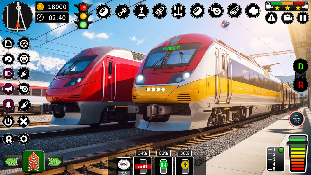 City Train Game: Train Driving - Gameplay image of android game