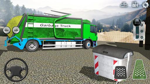 Trash Truck Games Simulator 3D - Gameplay image of android game