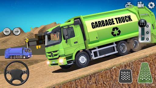 Trash Truck Games Simulator 3D - Gameplay image of android game