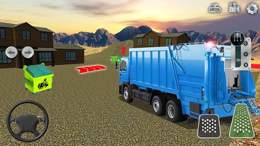 Trash Truck Games Simulator ۳D - عکس بازی موبایلی اندروید