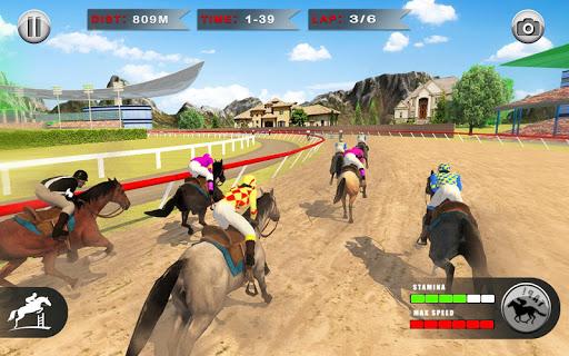 Horse Racing Games 2020: Derby Riding Race 3d - عکس بازی موبایلی اندروید