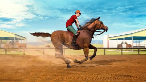 Horse Racing Games ۲۰۲۰: Derby Riding Race ۳d - عکس بازی موبایلی اندروید