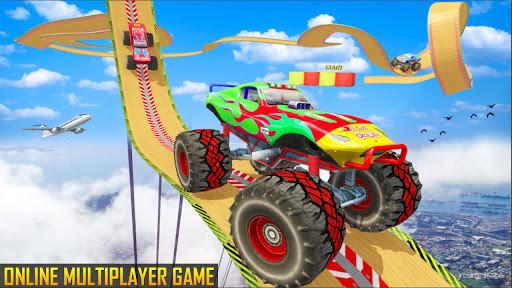 Monster Truck Impossible Tracks Racing- Stunt Game - Gameplay image of android game