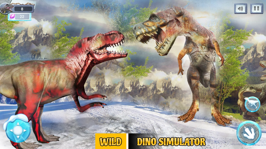 Dino Hunting Wild Animal Game - عکس بازی موبایلی اندروید