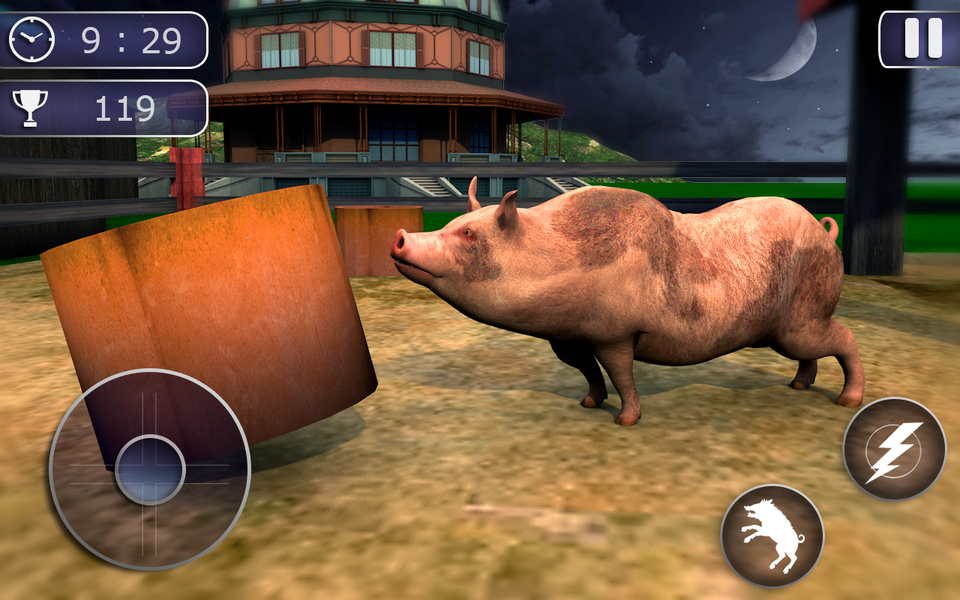 Pig Strike Simulator Games - Gameplay image of android game