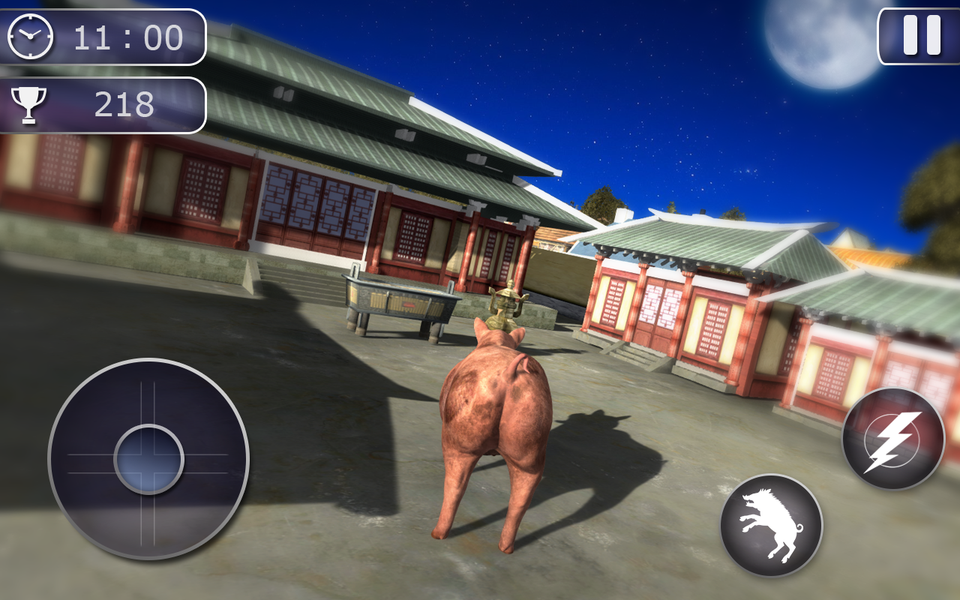 Pig Strike Simulator Games - Gameplay image of android game