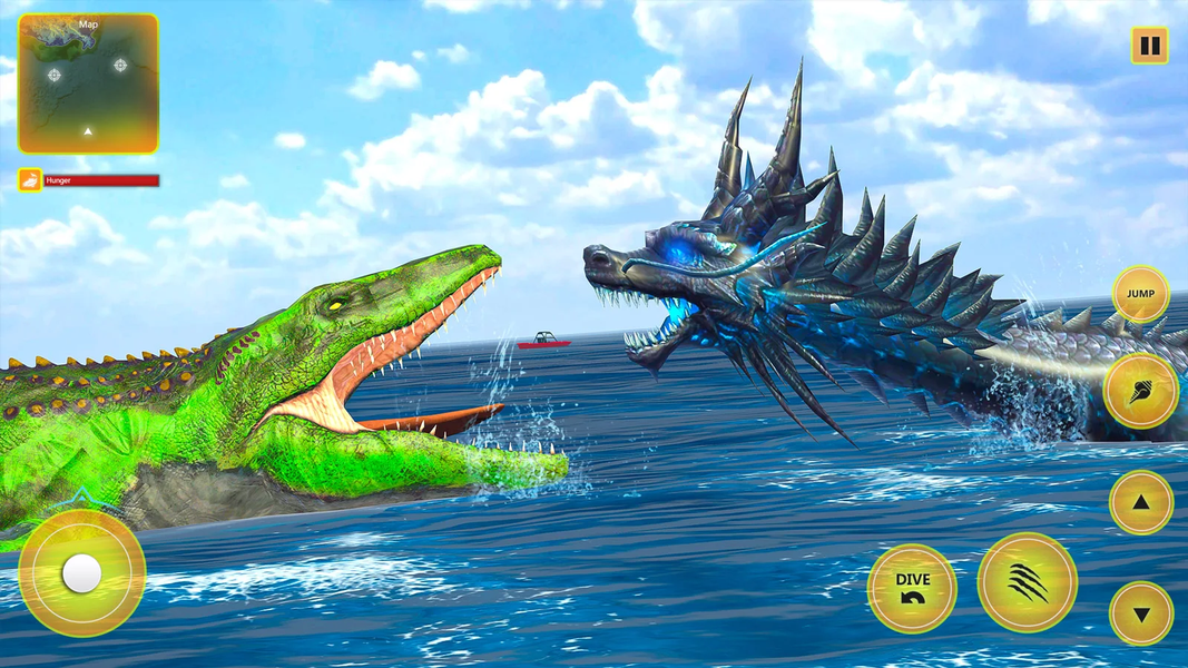 Angry Shark Games Evolution - عکس بازی موبایلی اندروید