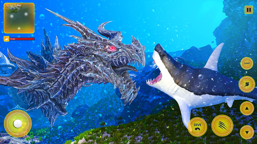 Angry Shark Games Evolution - عکس بازی موبایلی اندروید