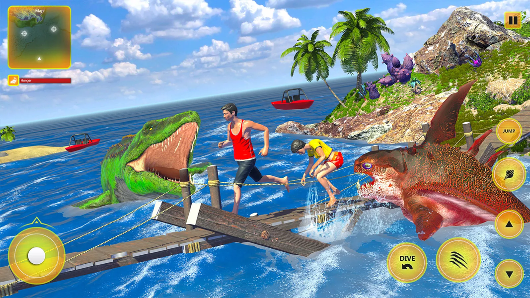 Angry Shark Games Evolution - عکس بازی موبایلی اندروید