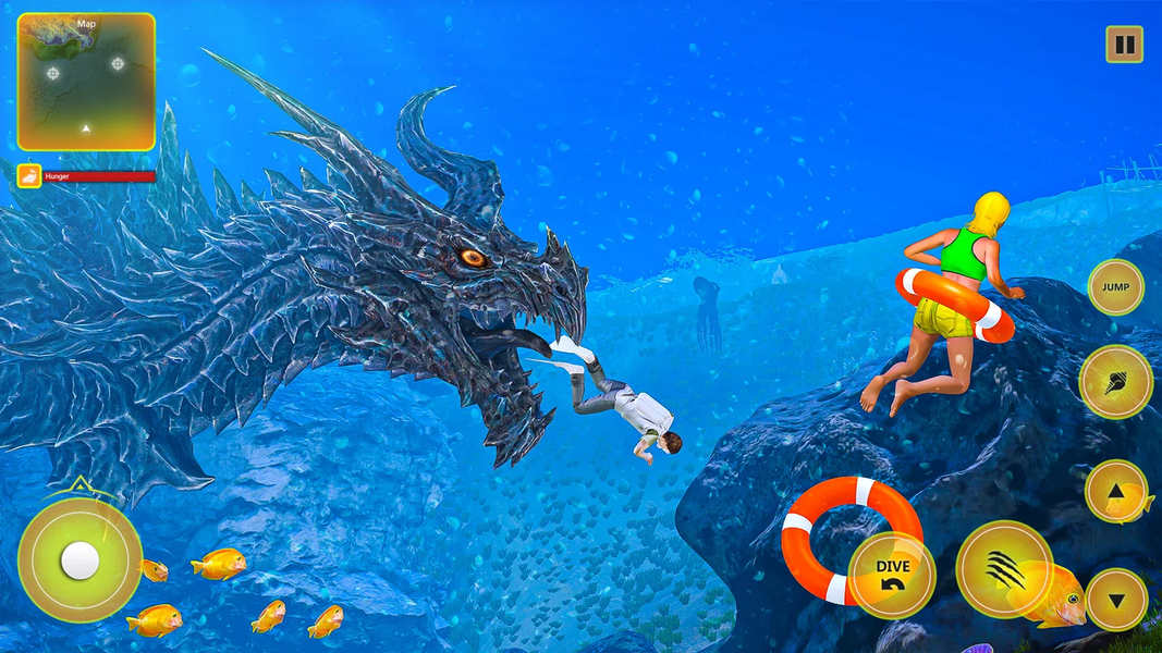 Angry Shark Games Evolution - عکس بازی موبایلی اندروید