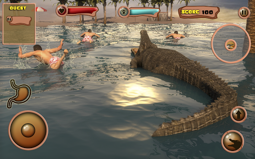 Crocodile Games Animal Sim 3D - Image screenshot of android app