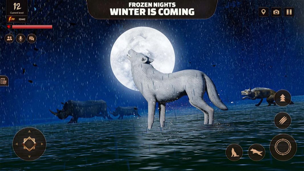 Wolf Simulator Animal Games - عکس بازی موبایلی اندروید