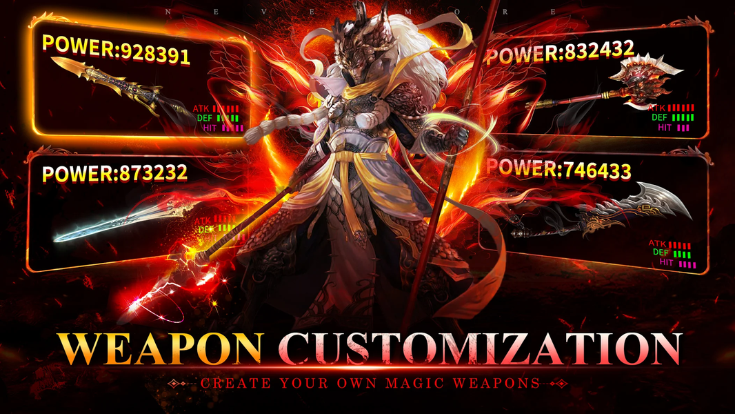 Nevermore-W: Idle Immortal RPG - Gameplay image of android game