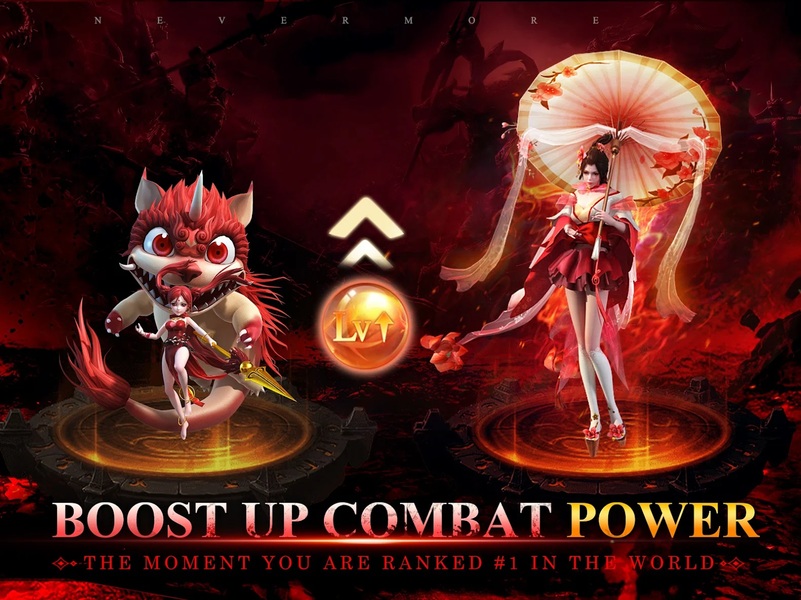 Nevermore-W: Idle Immortal RPG - Gameplay image of android game