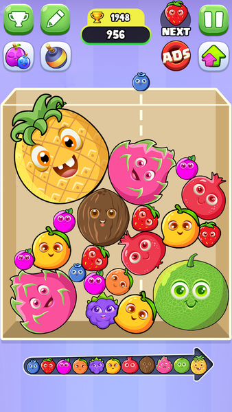 Pineapple Maker -Match & Merge - Gameplay image of android game