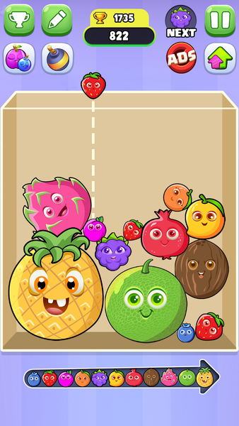 Pineapple Maker -Match & Merge - Gameplay image of android game