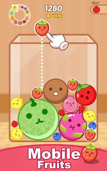 Fruit Merge - Drop merge - عکس بازی موبایلی اندروید