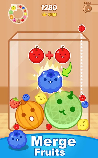 Fruit Merge - Drop merge - عکس بازی موبایلی اندروید