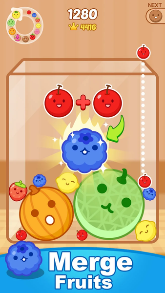 Fruit Merge - Drop merge - عکس بازی موبایلی اندروید