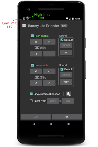 Battery Life Extender - Image screenshot of android app
