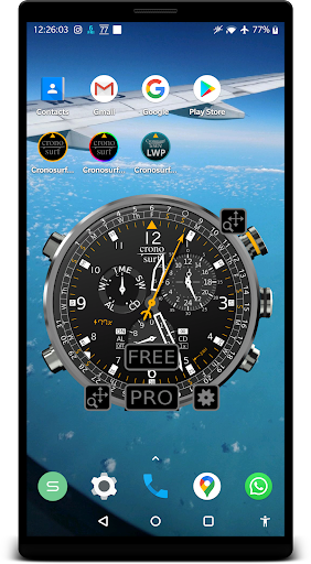 Cronosurf Wave Live Wallpaper - Image screenshot of android app