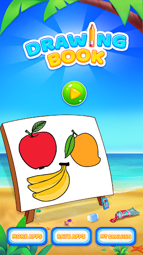 Fruits Coloring Book & Drawing - Image screenshot of android app