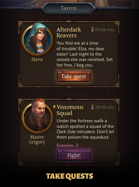 Age of Revenge: Turn Based RPG - عکس بازی موبایلی اندروید