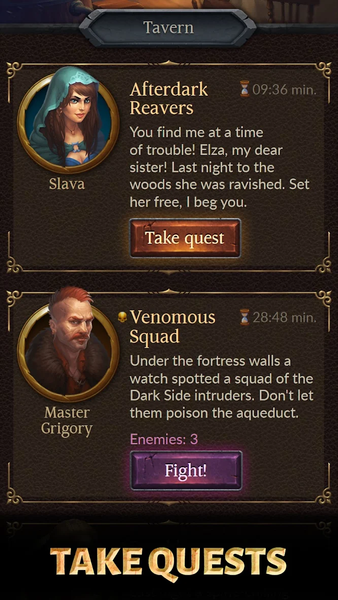 Age of Revenge: Turn Based RPG - عکس بازی موبایلی اندروید