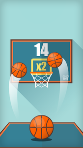 Basketball FRVR - Dunk Shoot - Gameplay image of android game