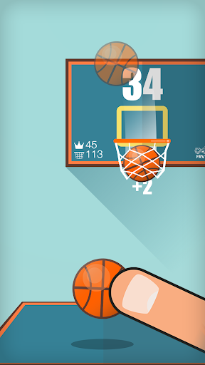Basketball FRVR - Dunk Shoot - Gameplay image of android game