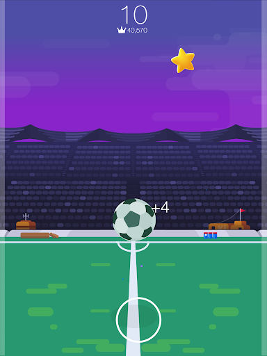 Kickup FRVR - Soccer Juggling - Gameplay image of android game
