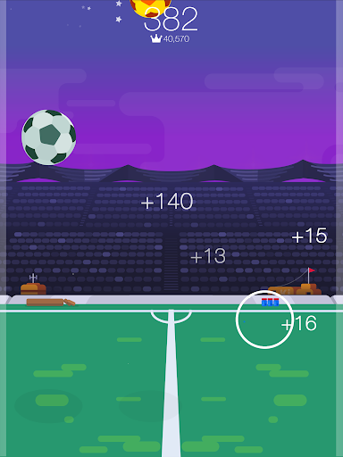 Kickup FRVR - Soccer Juggling - Gameplay image of android game