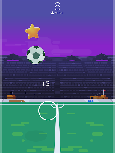 Kickup FRVR - Soccer Juggling - Gameplay image of android game