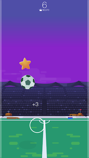 Kickup FRVR - Soccer Juggling - Gameplay image of android game
