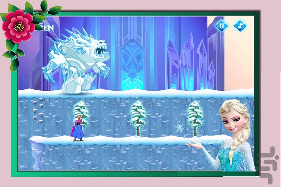 بازی السا و آنا : ماجراجویی یخی - عکس بازی موبایلی اندروید