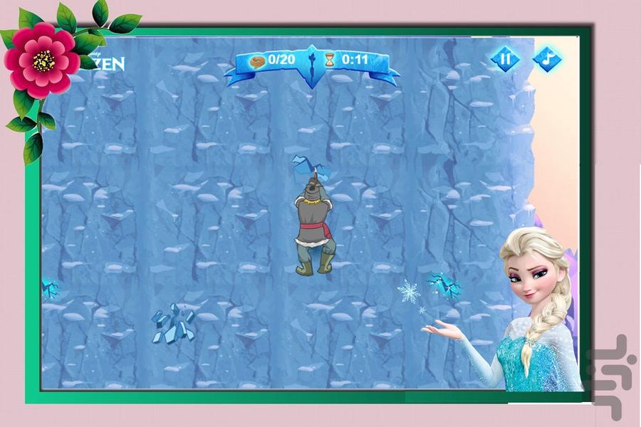 بازی السا و آنا : ماجراجویی یخی - عکس بازی موبایلی اندروید